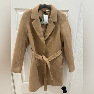 H&M belted coat NWT